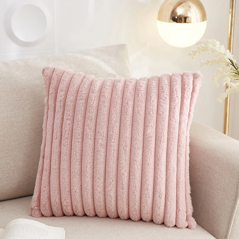 2024 Good Quality  Polyester Stripe European Decorative Pillow For Home Decor