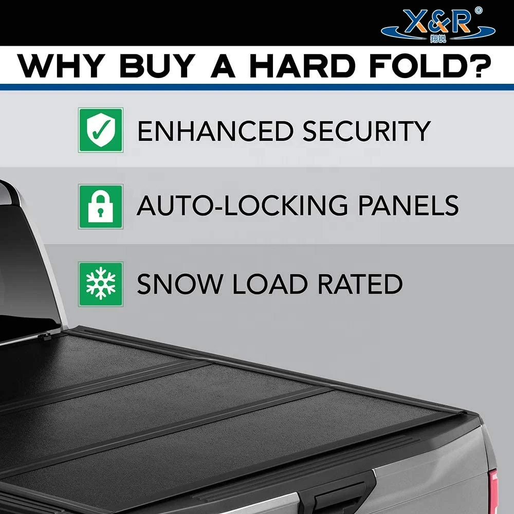 Оптовая продажа прямая жесткая Тройная закрывающая кузова для 2019 ford f150