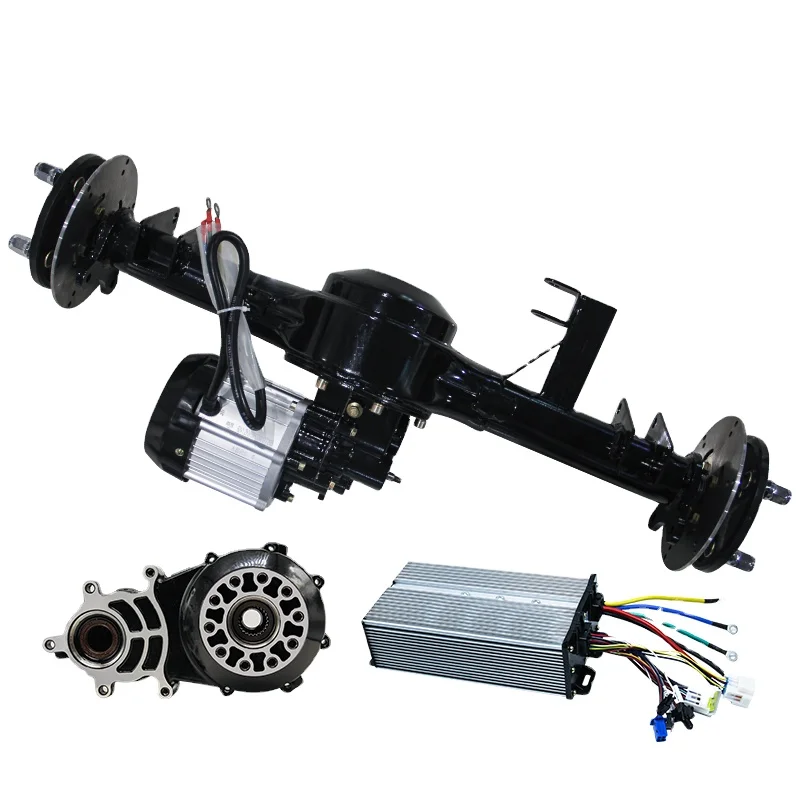 Gearbox Electric Tricycle Conversion Kit Golf Cart 48V Four Wheeler 72 Volt Electric Motor