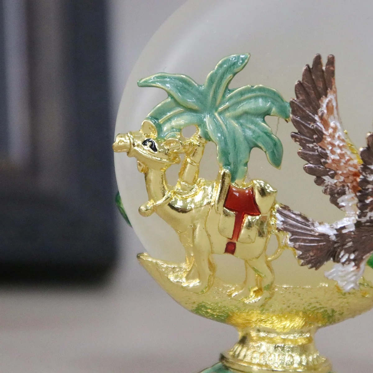 30ml Arab Dubai Patented Falcon Eagle Camel Metal Perfume Bottle Essential Oil Refillable Frosted Attar Bottles Wholesales#30225