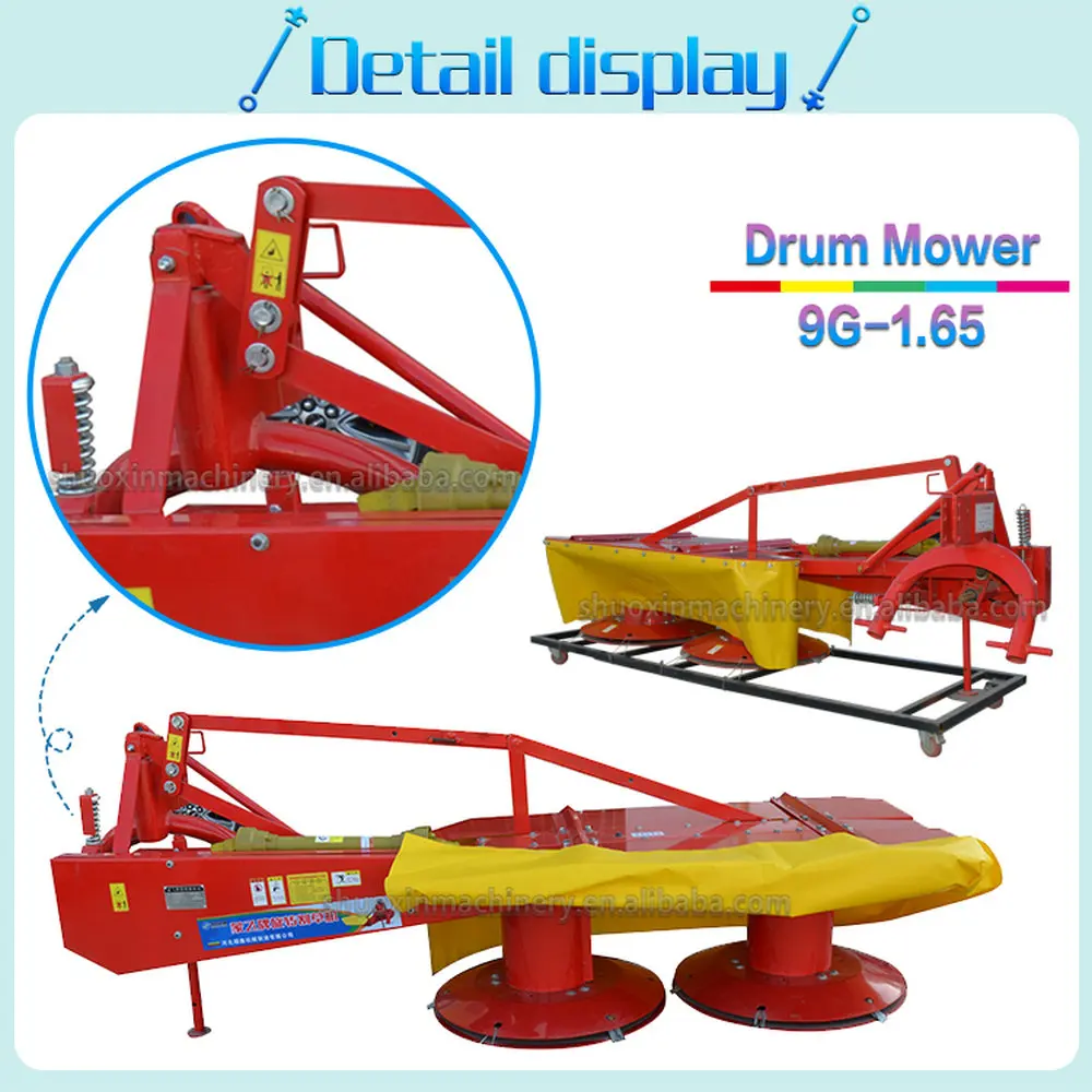 ShuoXin rotary drum lawn disc mower agricultural tool grass cutting machine mower robot lawn mower