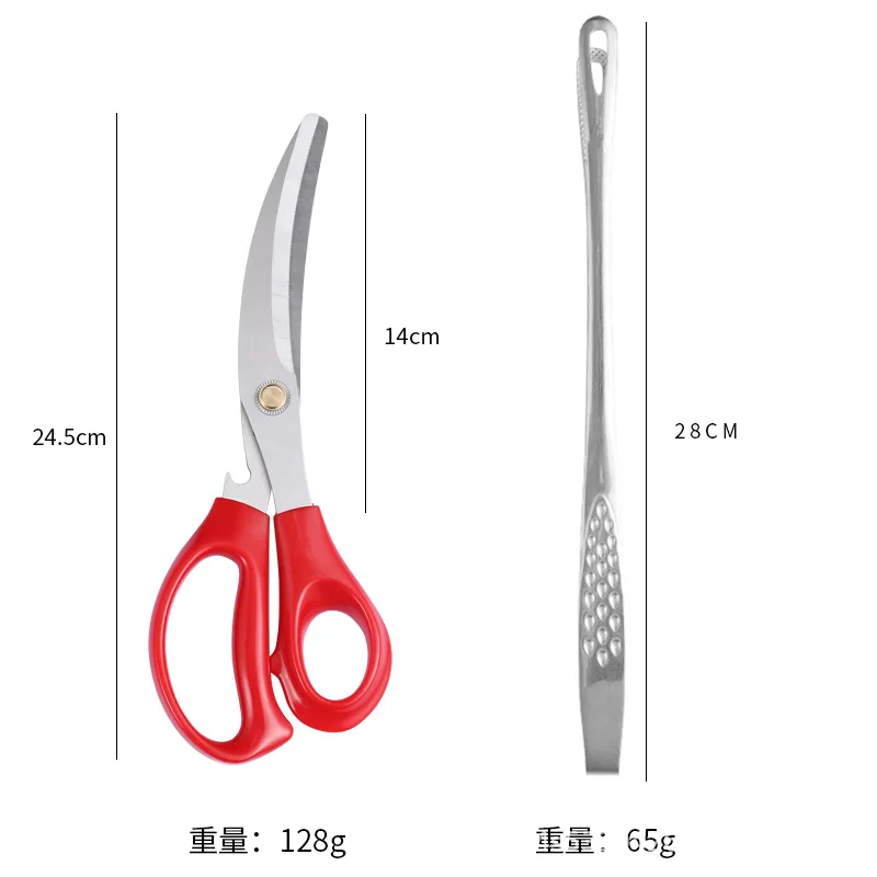 The Best Quality Meat Metal Tongs 304  Stainless Steel Tongs Kitchen Accessories