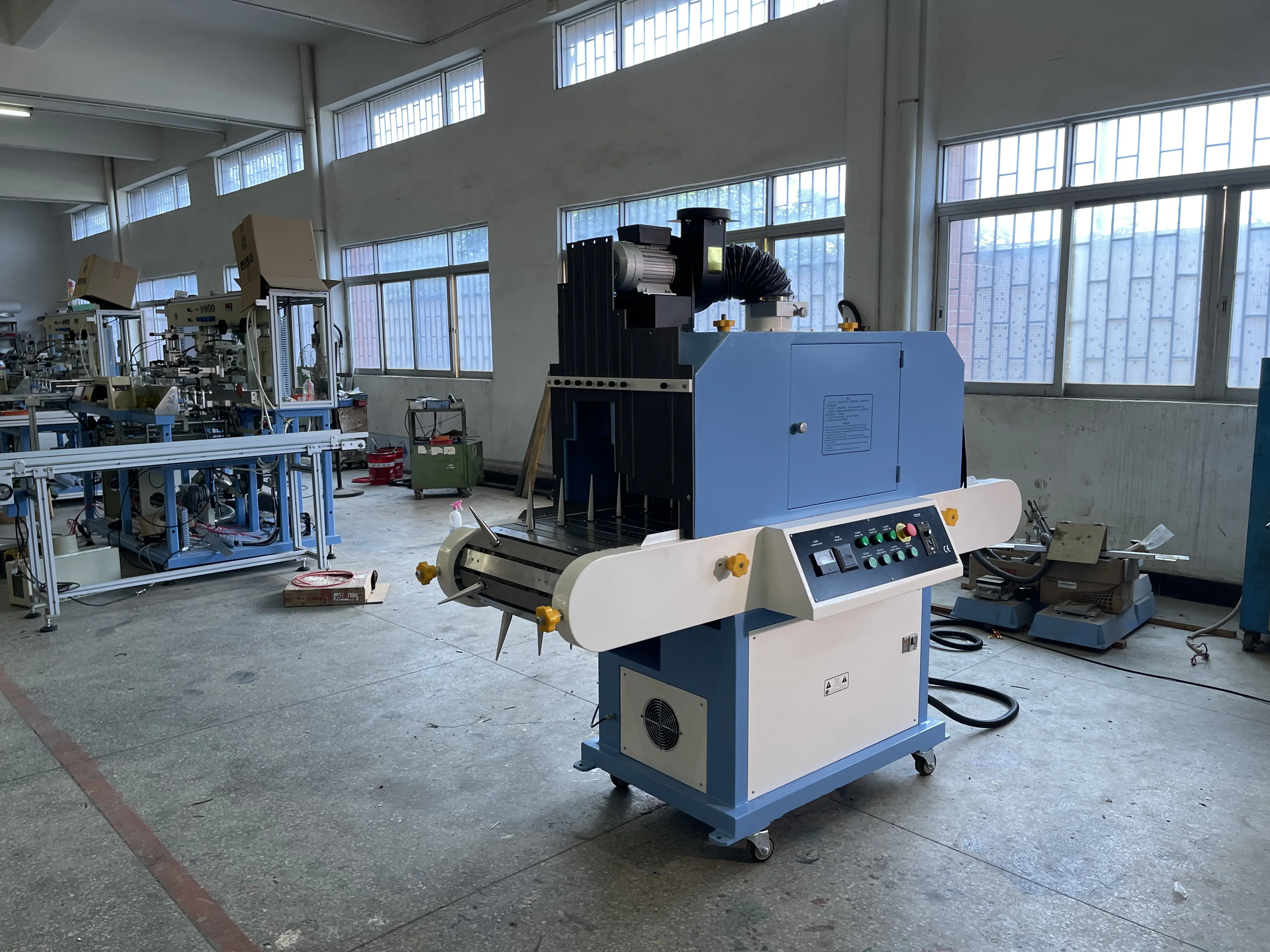 Plastic Bucket UV Curing Machinery Semi Automatic PP Bucket UV Curing Machine for Plastic Cup Drying