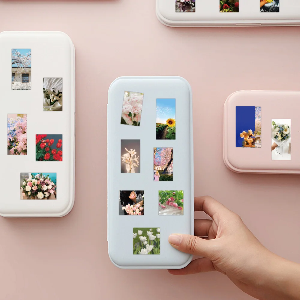60pcs Cute flower vsco Girl Stickers aesthetic Waterproof Stickers for Luggage Guitar Laptop Graffiti Sticker Decals Bike Helmet