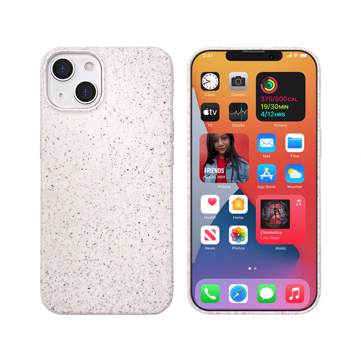 Tenchen Wheat strew Bamboo fiber Biodegradable Phone Case Cover for iPhone