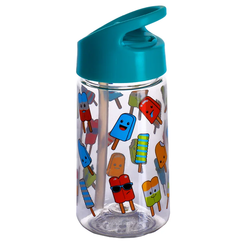 350ML Modern BPA Free Eco-Friendly Tritan Children Water Bottle Kids Straw Baby Sippy Cup Drink Feeding Bottle
