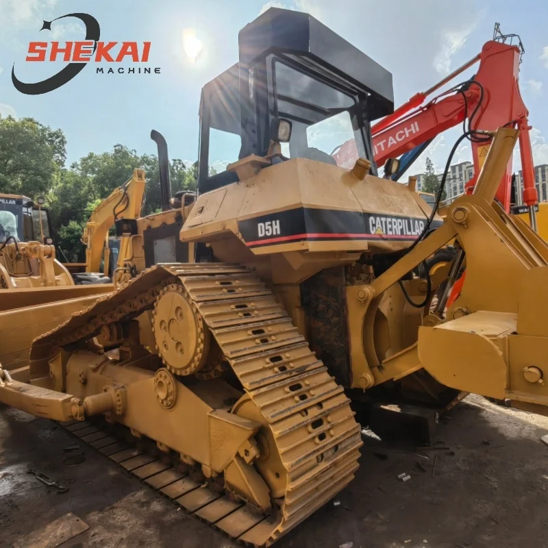 Used Construction  Machinery  Caterpillar Crawler Cat D5H Bulldozer 19 Ton 96 Kw  In Shanghai For Sale