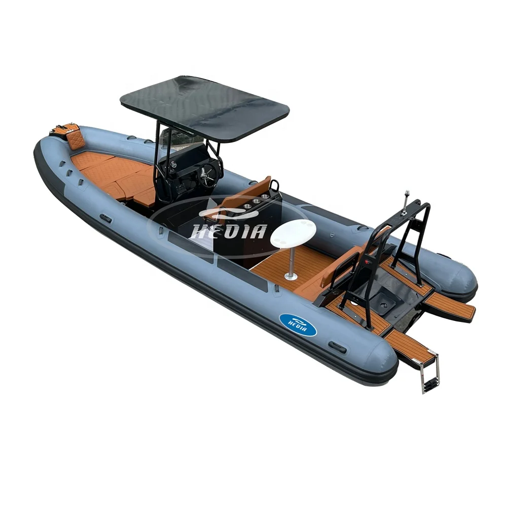 23ft RIB700 сверхмощный 13-местный алюминиевый корпус ПВХ ребро лодки надувные жесткий для патрулирования