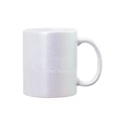 11 oz. ORCA Coatings Sublimation Blank Custom Iridescent Paint Glitter Ceramic Mug