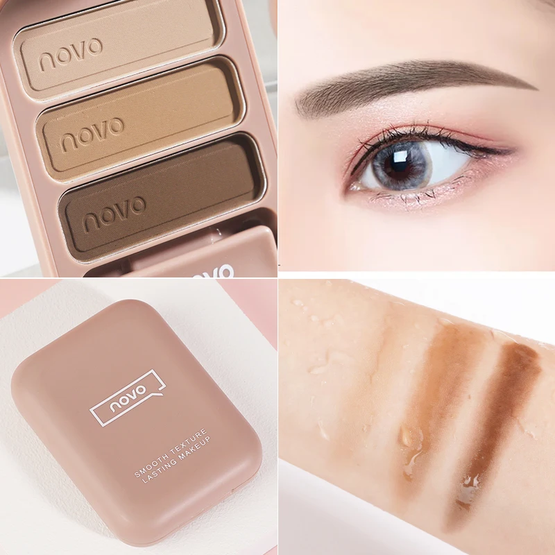 Custom Logo Eye Brow Tint Long Lasting Eyebrow Palette Private Label Makeup Brow Powder