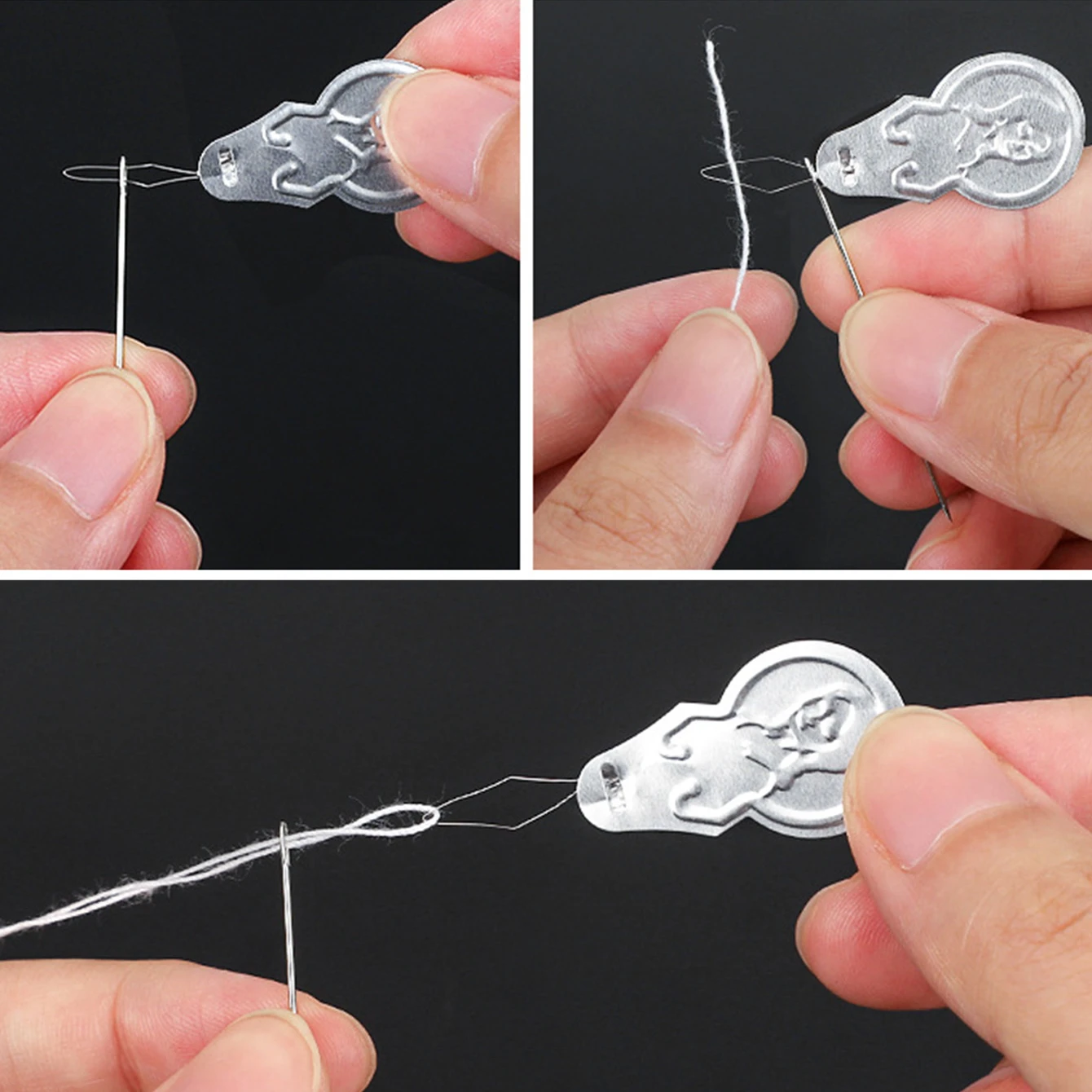 New Home and Manufacturing Plant Aluminum Cross Stitch Threading Tool for Textile Industries with Gear Components