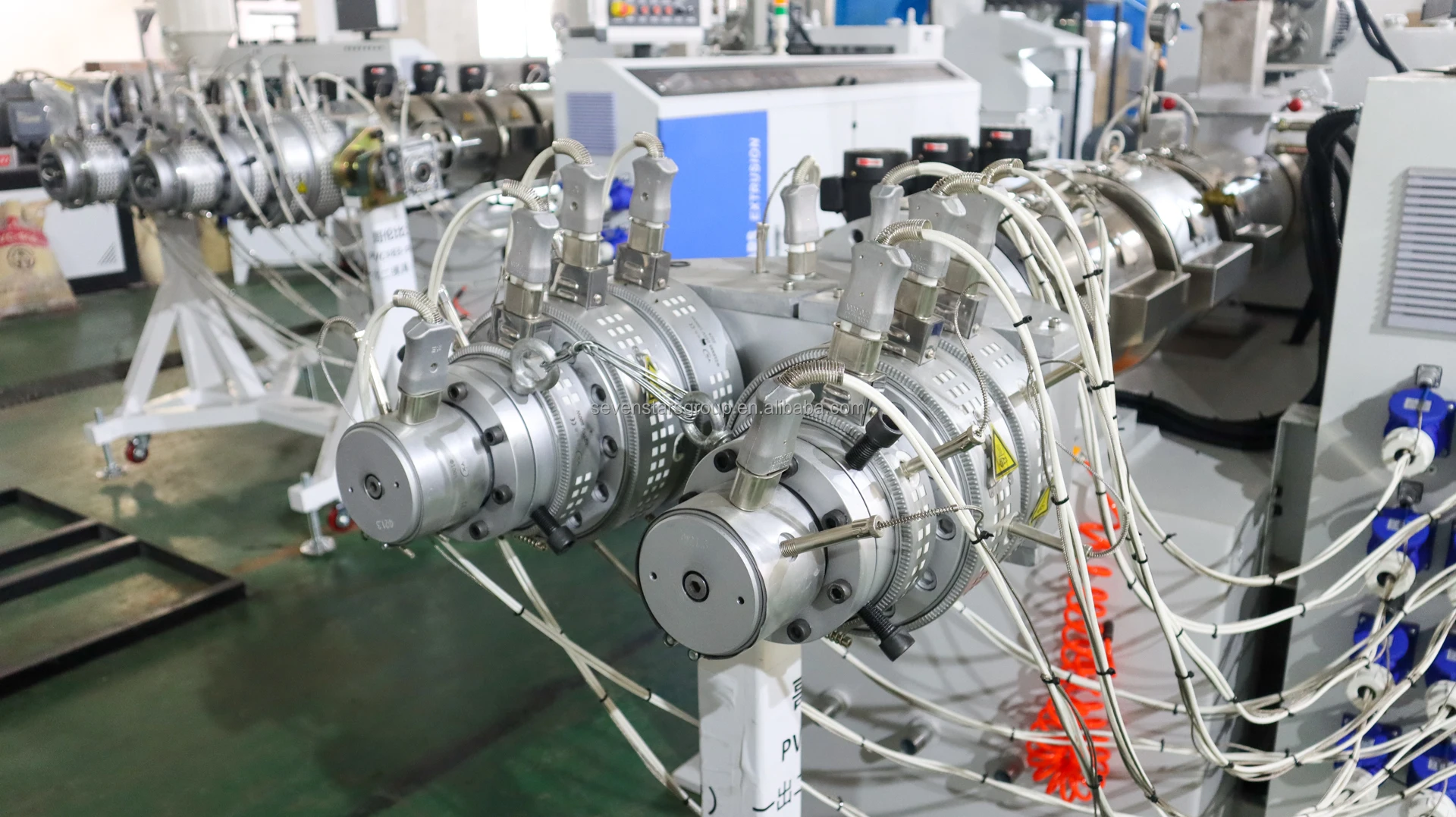 Sevenstars machine PVC pipes one cavity pvc water hose extrusion product machine line with high efficiency