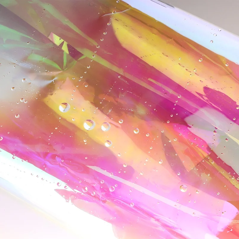 Дихройная Тонировочная пленка для окон, радужная Строительная пленка для окон на солнечных батареях