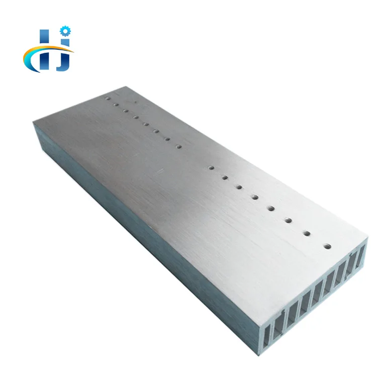 OEM CNC 2020 Extrusion Aluminum Profile Heat Sink Tube with Dense Teeth Custom CNC 2020 Aluminum Extrusion custom heatsink