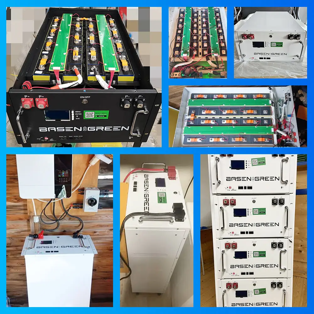 EU Stock BASEN lifepo4 Case 230ah 280ah 304ah 10kwh 15kwh With BMS Home Solar Energy Storage Battery Box LiFePO4 Battery