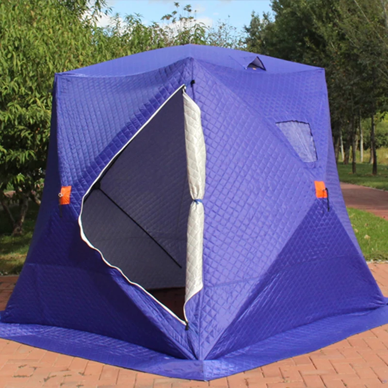 Camping Equipment Outdoor Portable Pop Up Fish Shelter Cube Winter Ice Fishing Tent