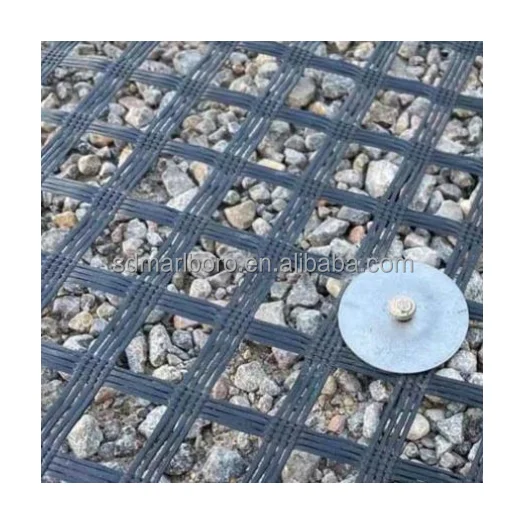 Fiberglass Geogrid for Asphalt Pavement Reinforcement for Driveways and Construction Projects