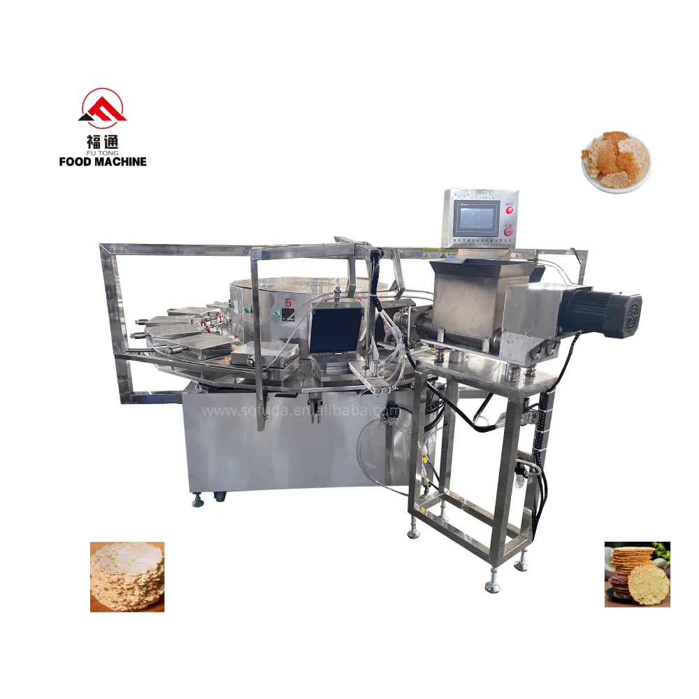 Automatic Curry Cereal Rice Corn Rice Crust Making Machine Rice Crispy Cracker Making Machine Korean Nurungji Production Line