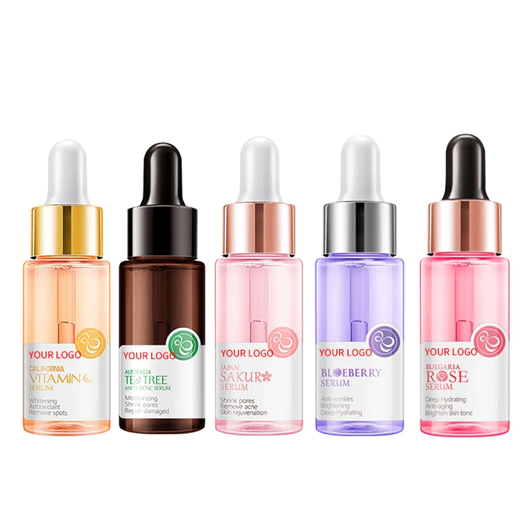 Luxury Skin Care Serum Custom Logo Hyaluronic Acid Collagen 24k Gold Serum Vitamin C Whiten OEM Serum