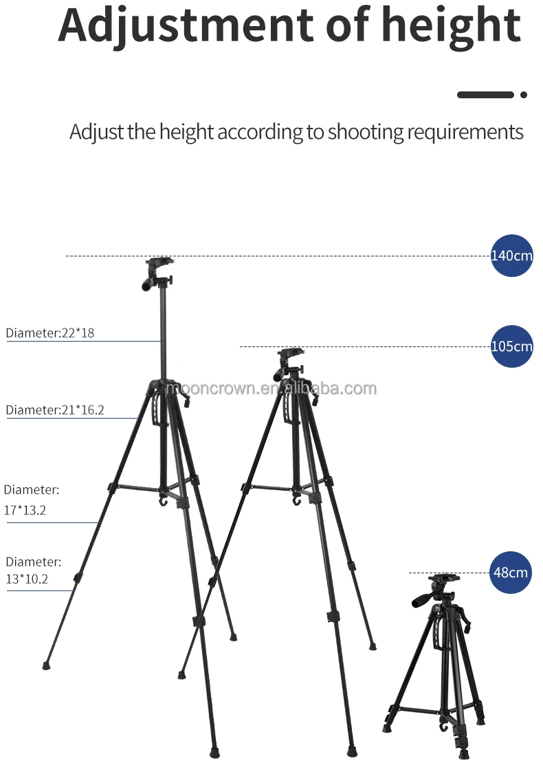 Universal Video Camera Phone Tripod Tripod Smartphone Mount Lightweight Mobile Phone Digital Camera Tripod