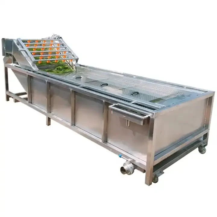 High Pressure Strawberry Apple Washing Drying Line Machine Air Bubble ginger carrot Washer vegetable washing machine