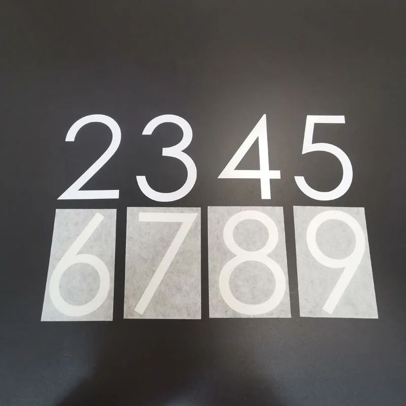 Self Adhesive A-Z Alphabet Custom Vinyl Die Cut Letter Sticker Individual Cut 0-9 Number Label Decal