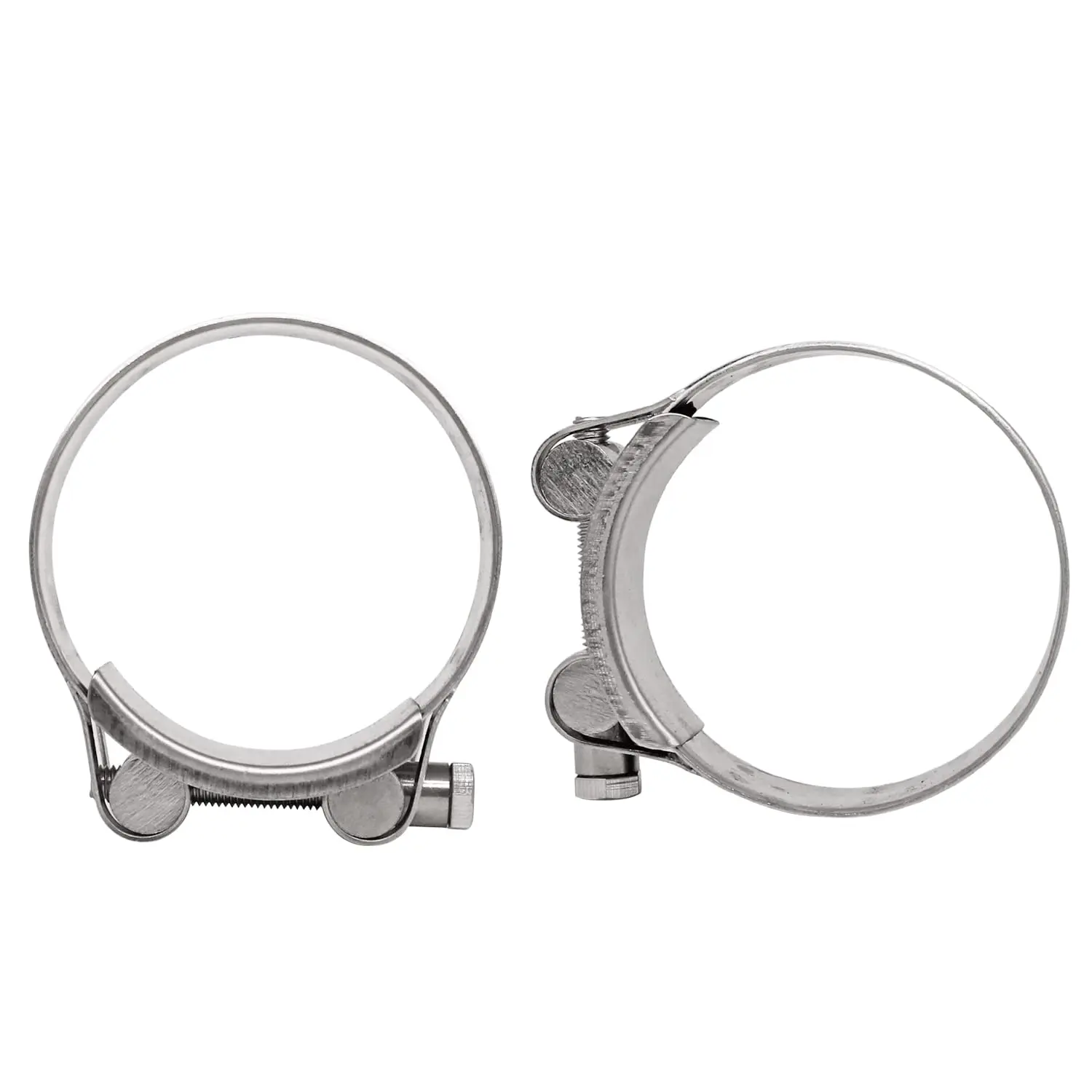 304 Stainless Steel Heavy Duty Pipe Clamp 2.68 to 2.87 Inch 68-73mm ID Range T-Bolt Hose Clamp