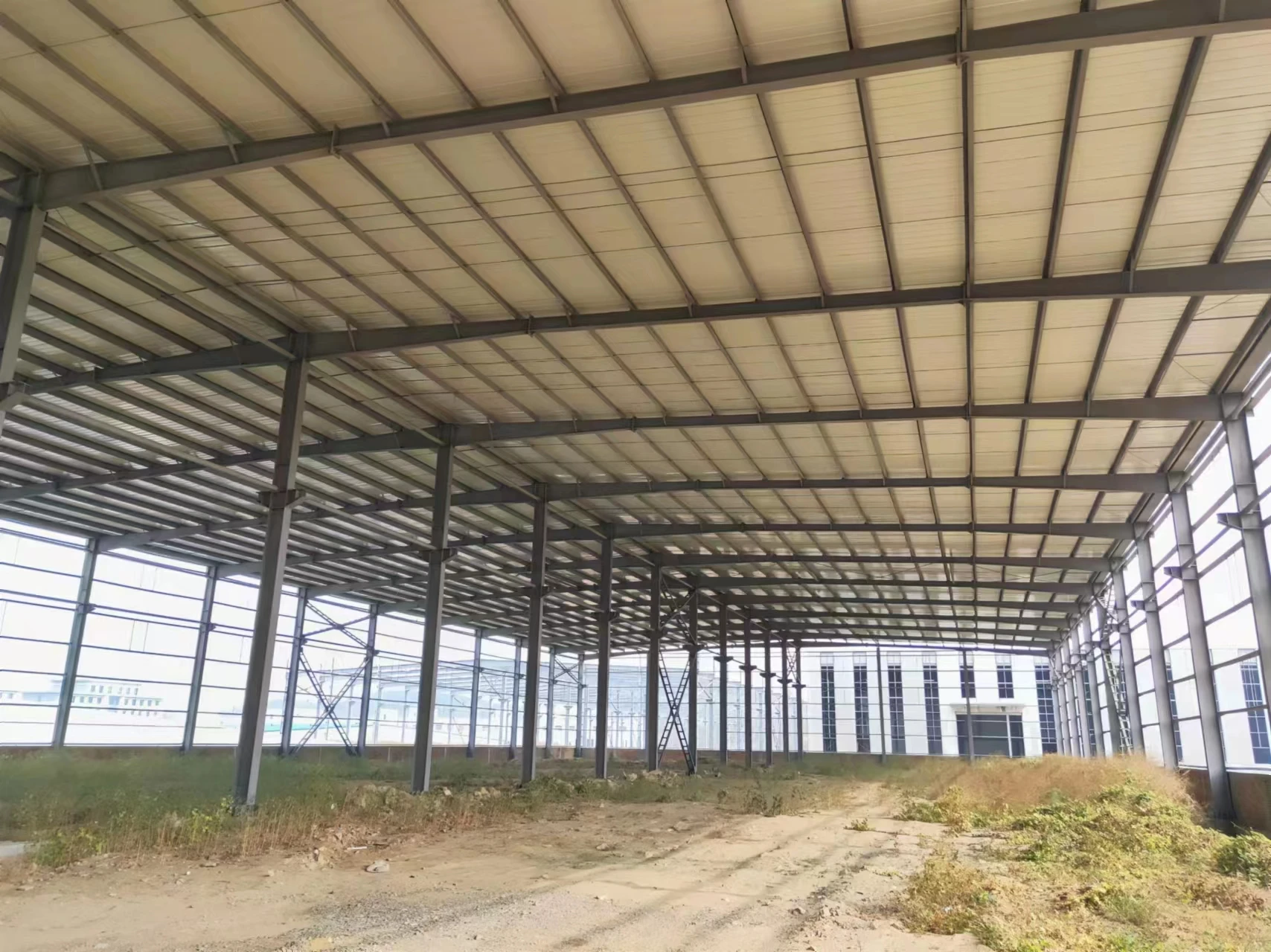 Metal steel structure Poultry farm building stockshed