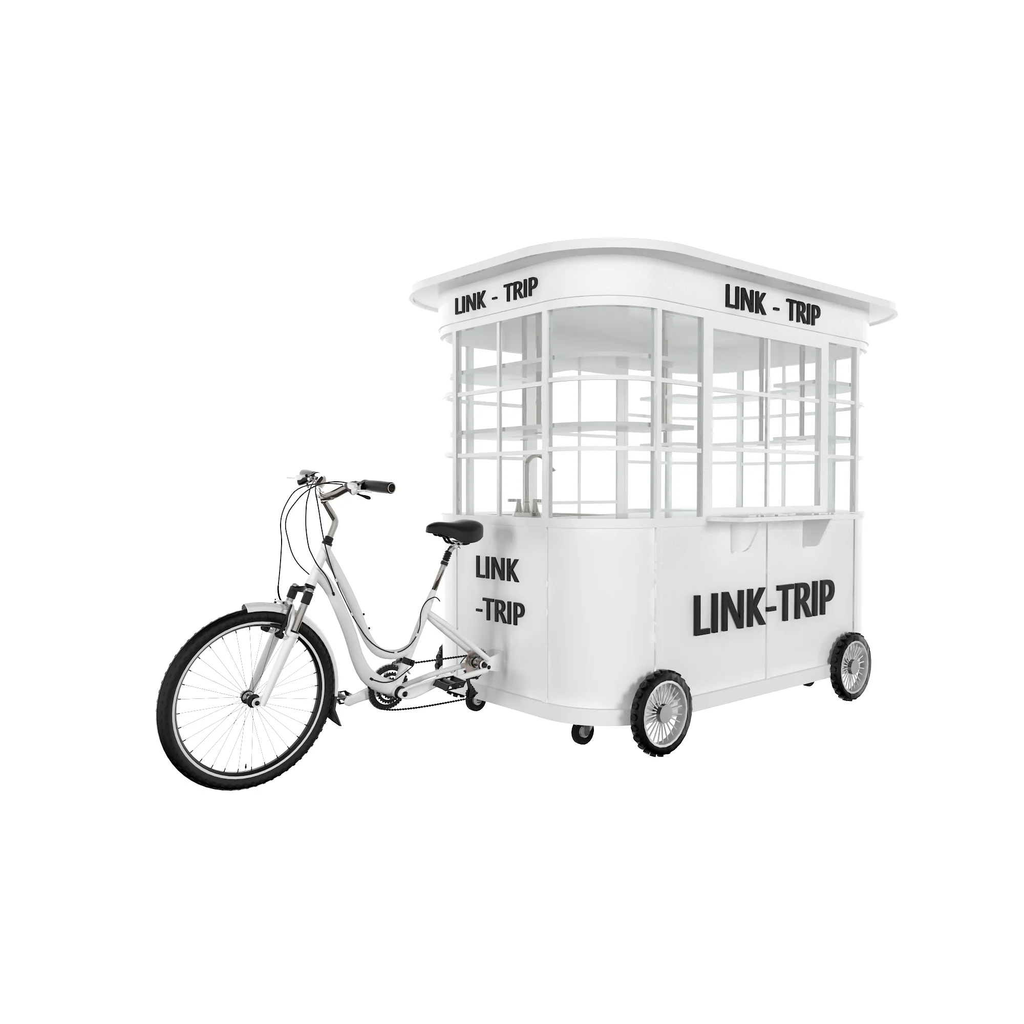 Автомобильный кухонный грузовик с колесами