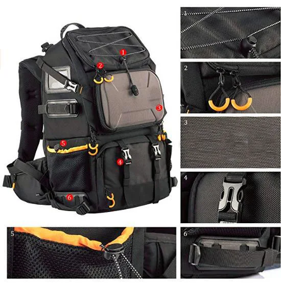 Large Capacity photography bags video camera bags backpack waterproof