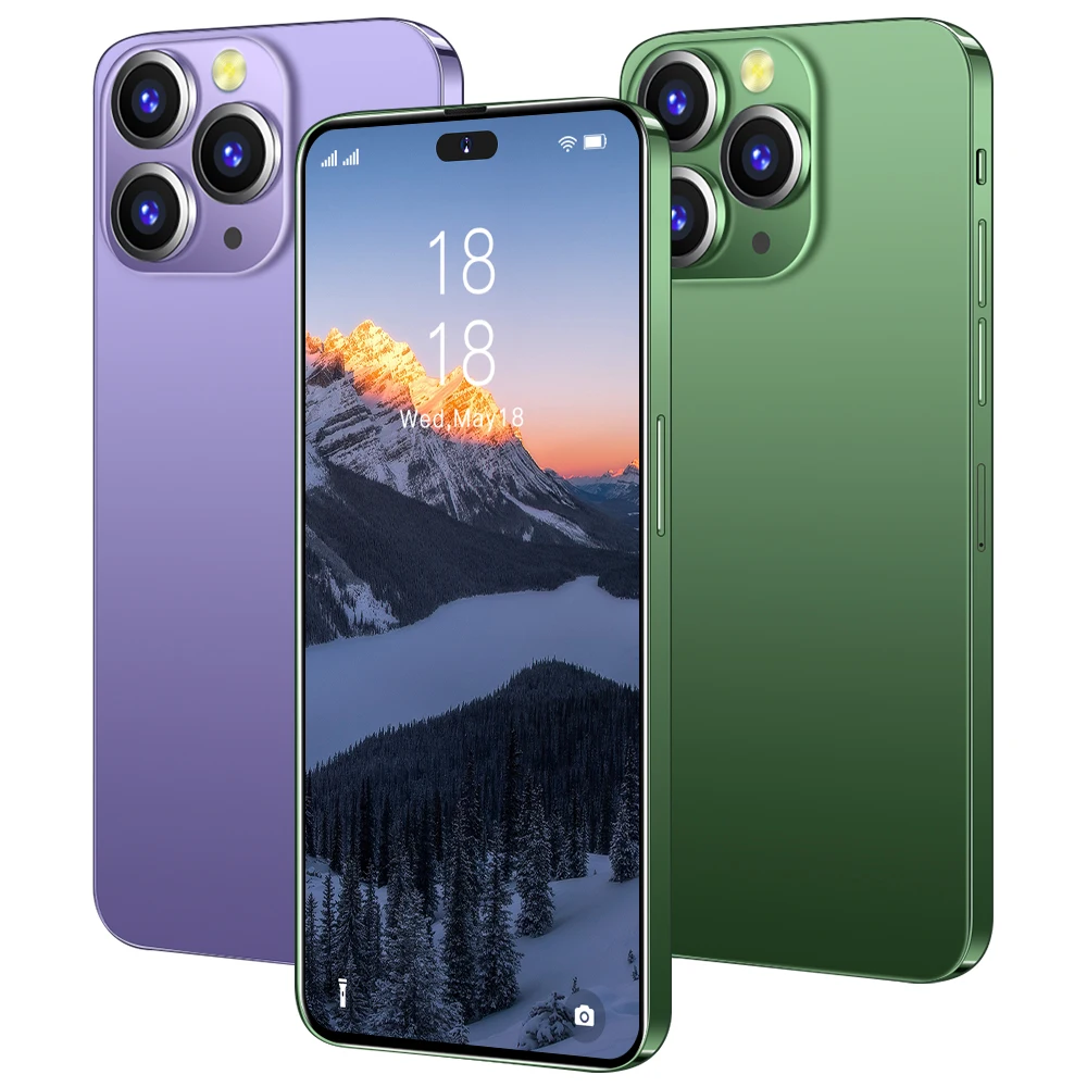 Wholesale New Original Phone 14 Pro max Smartphone 16GB+1TB 48MP+108MP Dual SIM Card 7800mAh 5G Mobile phones