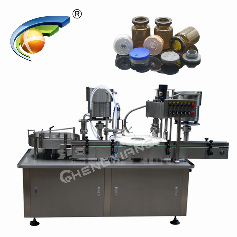 
Glass Penicillin Bottle Vial Filling Crimping Machine Small Bottle Filling and Capping Machine 