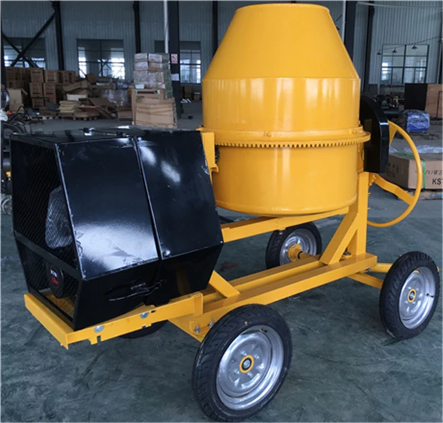 All kind of diesel gas powered 260~500L cement mixers for sale with 2/4 wheels