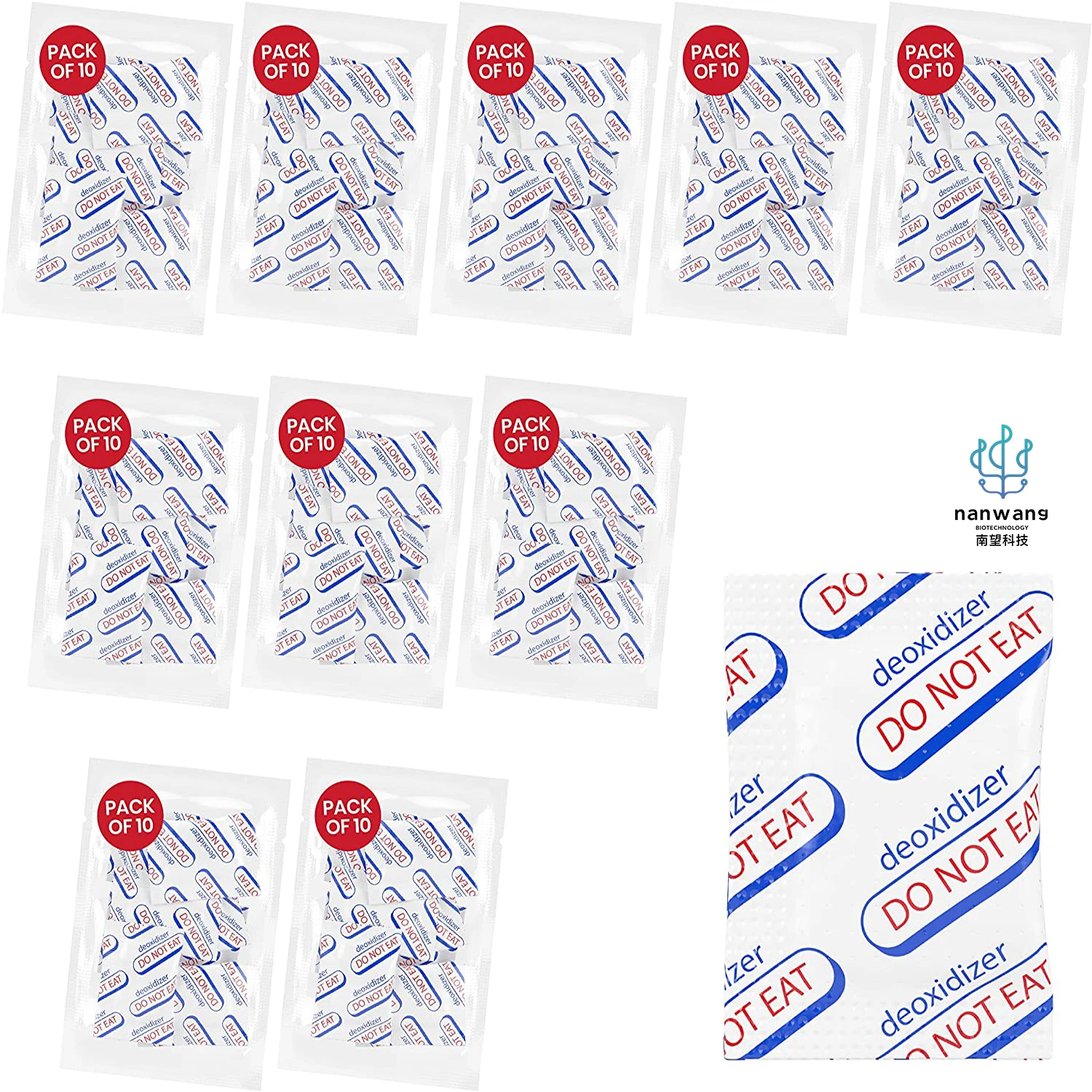Deoxidizer 30cc 50cc 100cc 200cc 300cc Oxygen Absorbers O2 Absorber Small Packets Oxygen Scavenger Oxygen Absorber For Food