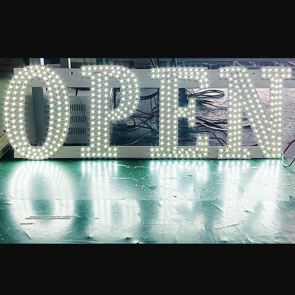 Ultra Thin Super Bright Shop Store Business Neon Light Outdoor Led Neon Open Sign