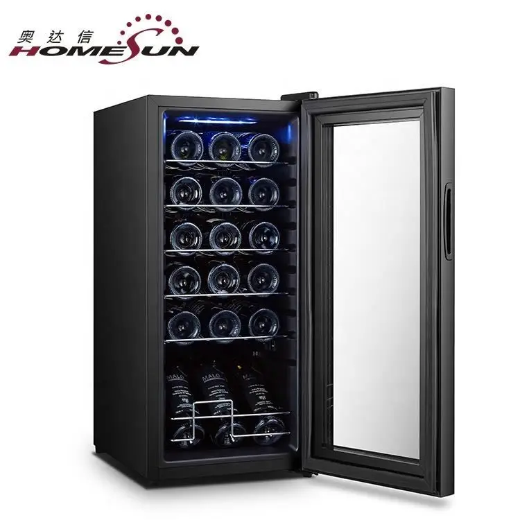OEM 18 bottles wine fridge cooler unit, home appliances wine cooler, electronic wine chiller refrigerator