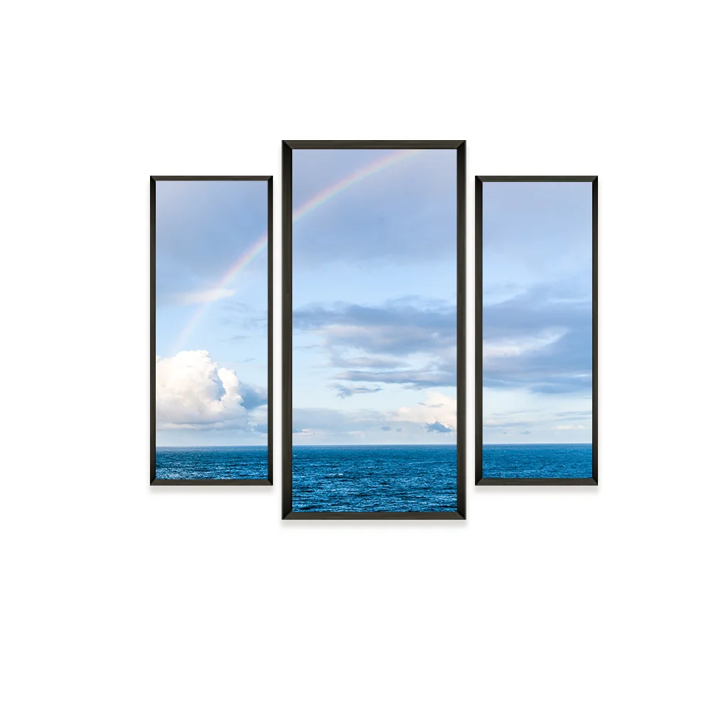 Home decor modern movie posters hanger Wall art canvas Abstract Seascape Painting for home hotel decorated Seascape paintings