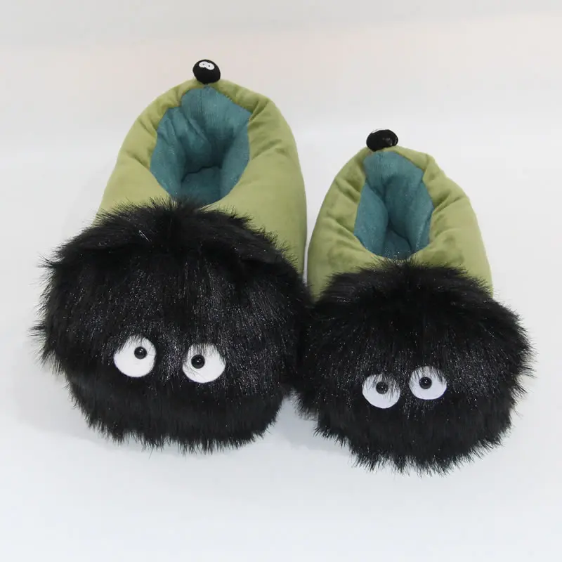 bst Halloween Fairydust plush Winter Warm Cotton Home Plush  Animal Slipper plush toy for Totoro