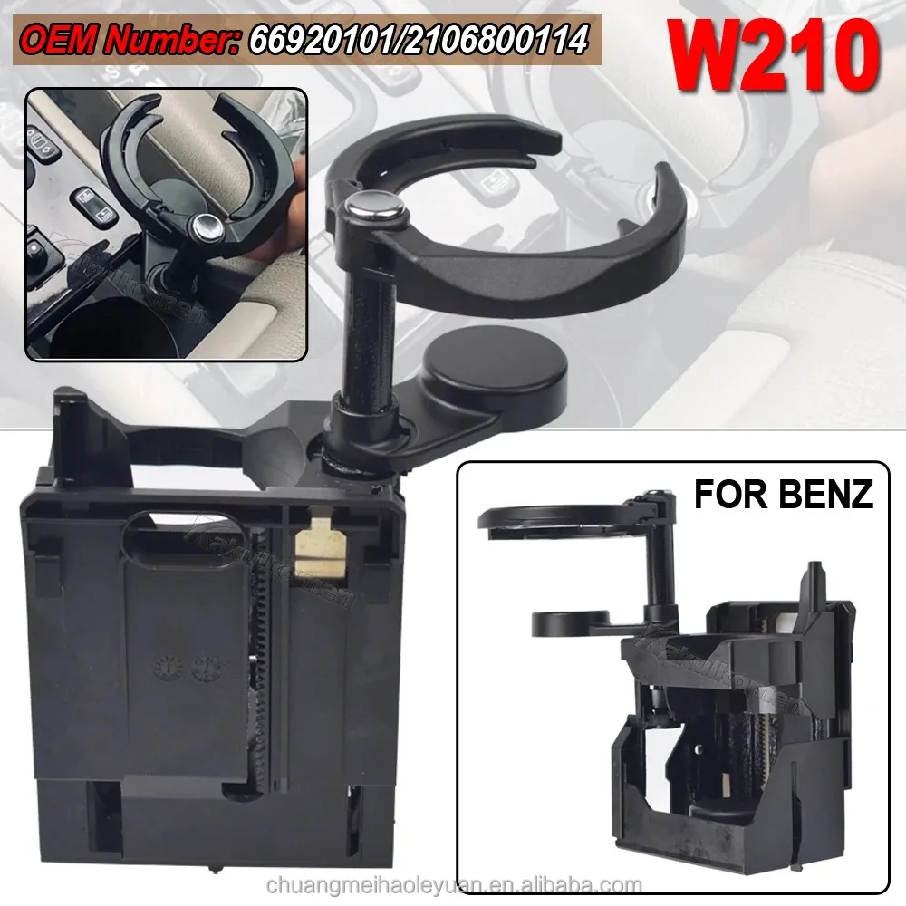 For Mercedes W210 Car Centre Console Drink Cup Holder Replacement For Benz E-Class E260 E300 E320 E400 A2106800114