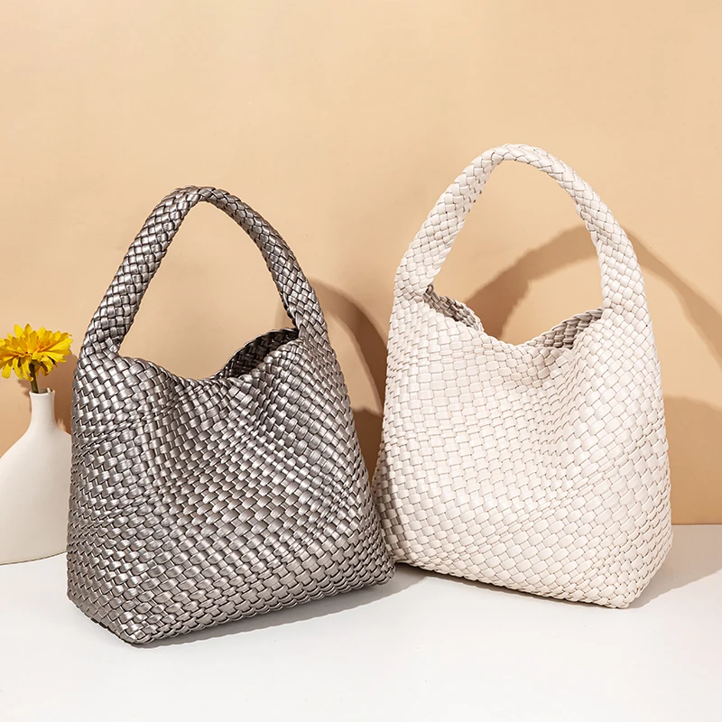 Wholesale Customization Handmade Braided Bags Neoprene Handbag High Quality Shoulder bag Woven Tote Bag