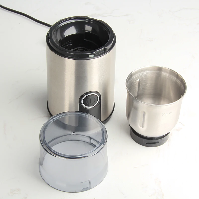 Motor Portable Stainless steel Electric Coffee Bean Grinder