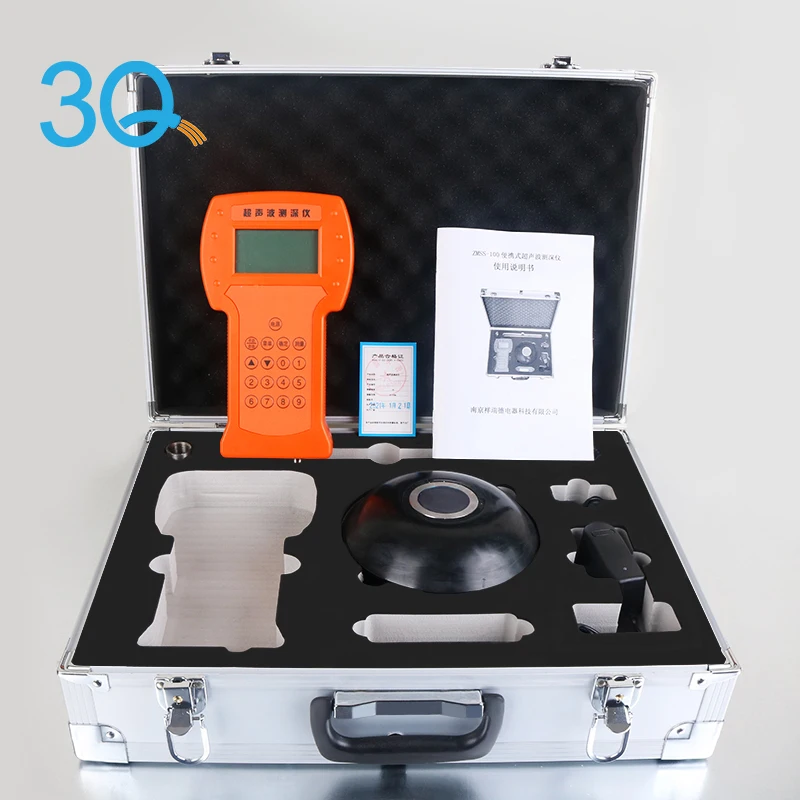 3Q Portable ultrasonic water depth meter shallow sea level monitoring device