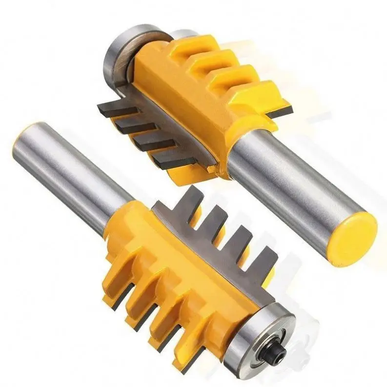 woodworking Finger Joint Glue Milling Cutter Raised panel V joint Router Bits for Wood Tenon Woodwork Cone Tenoning Bit