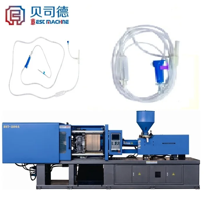 BST-1800A  Medical IV Set Syringe Injection Molding Machine infusion set Making Machine