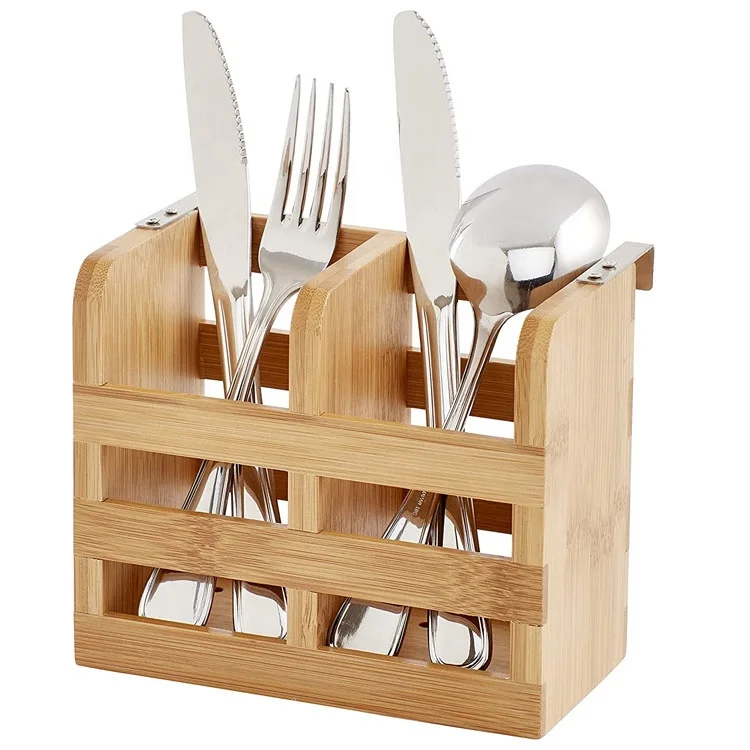 Kitchen Dish Rack Caddy Bamboo