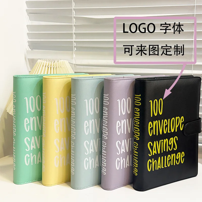 100 Envelope Challenge Couple Envelope Challenge Money Saving Book Binder A5 Notebook Notepad