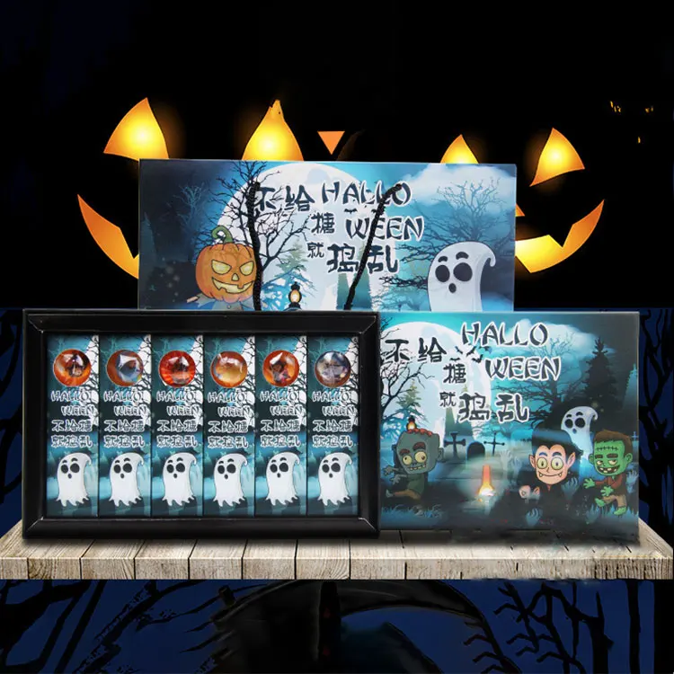 Custom logo Lollipop image lollipops round Assorted Flavor Isomalt Handmade galaxy lollipop