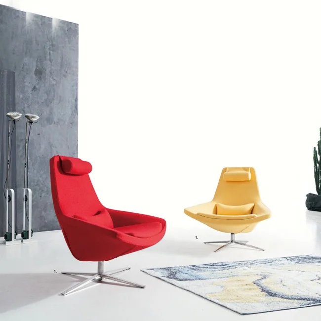 Metropolitan swivel chair Lunch break fabric recline chair