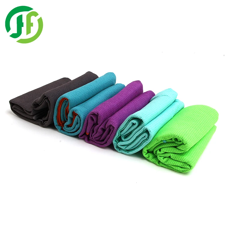 
Waffle Quick Dry Custom Manufacture yoga towel with corner pocket 