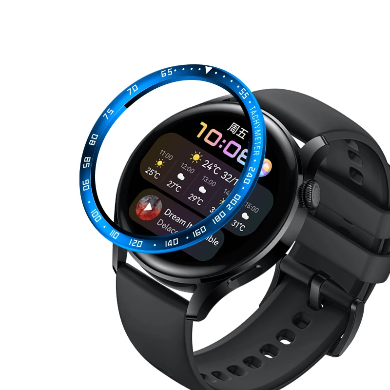 
 Защитный чехол из нержавеющей стали для смарт-часов Huawei Watch 3, защитная рамка для экрана  